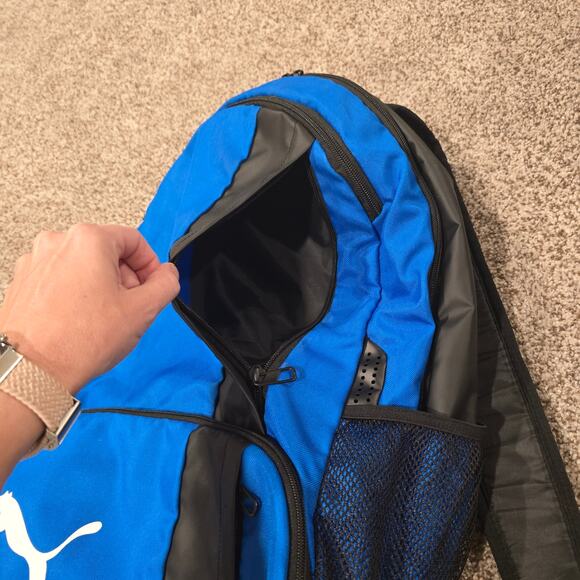 Blue PUMA Teamgoal Athletic Soccer Backpack - Picture 9 of 13